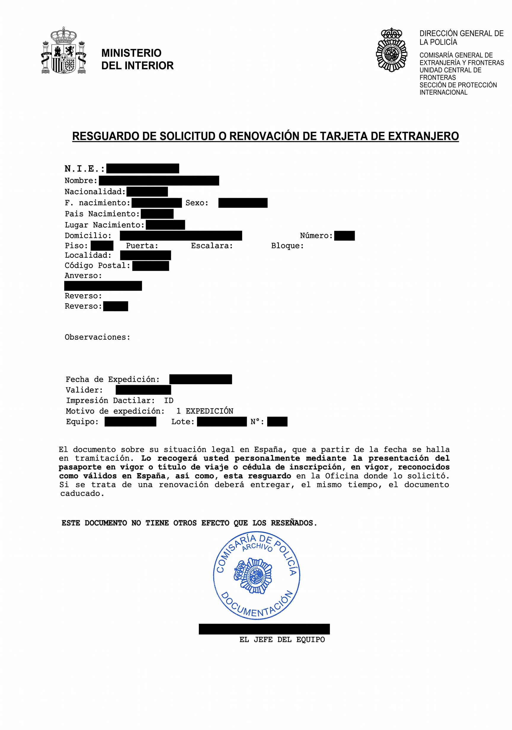 Example of document